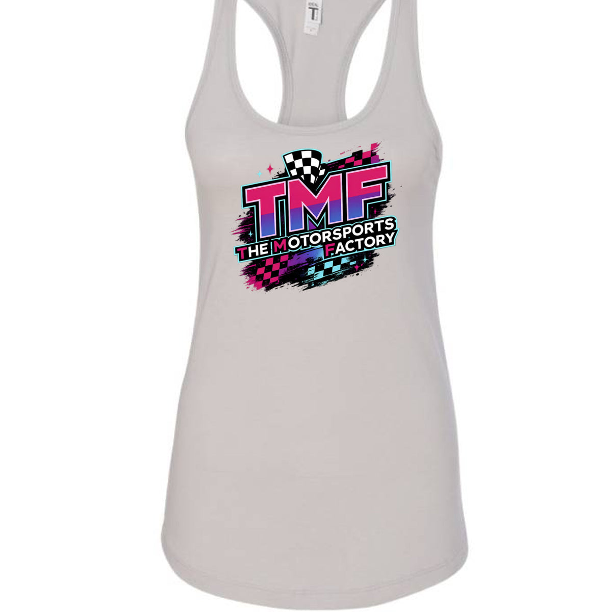 TMF Apparel Womens Pink/Purple Logo Tank