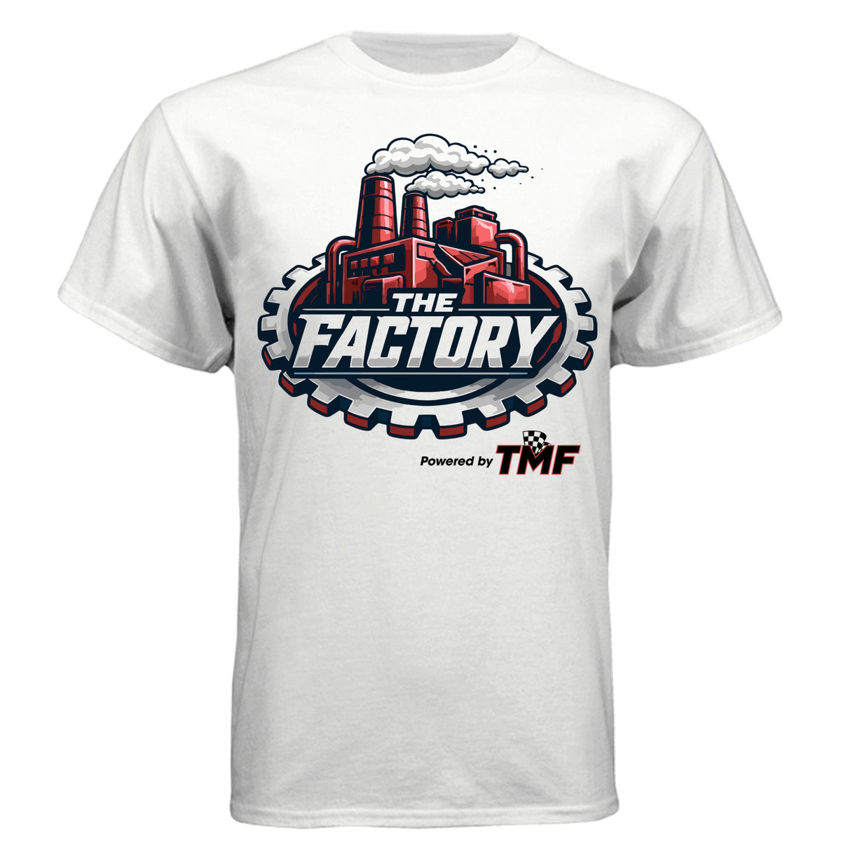 TMF Apparel The Factory Podcast Tee - White