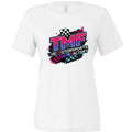 TMF Apparel Womens Pink/Purple Logo Tee