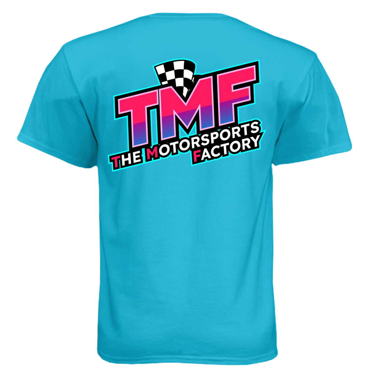 TMF Apparel Pink/Purple Tee - Blue