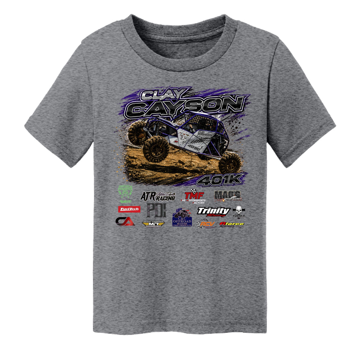 TMF Apparel Clay Cayson Racing Toddler Tee