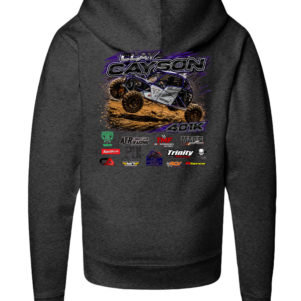 TMF Apparel Clay Cayson Racing Youth Hoodie