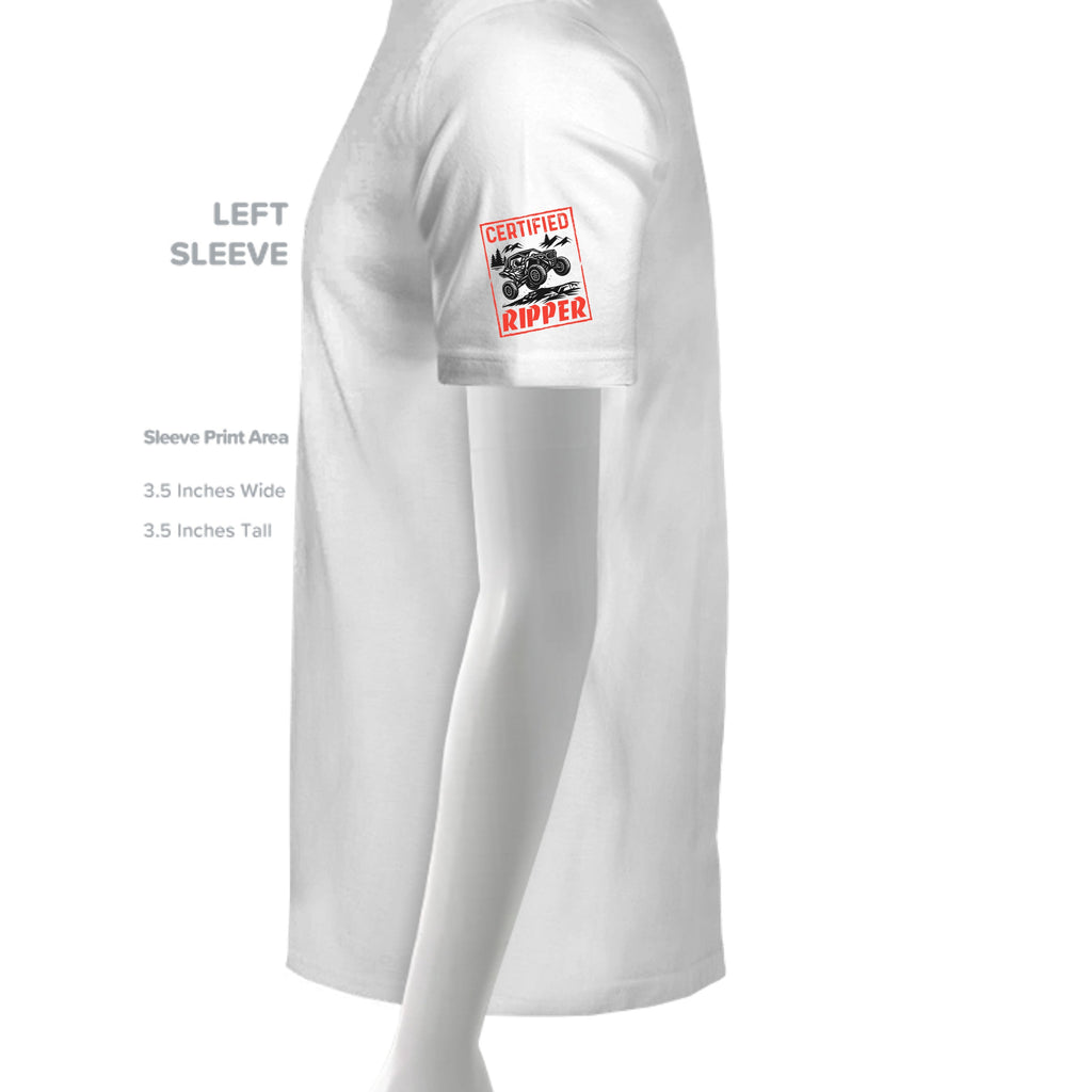 TMF Apparel Clay Cayson Racing White Tee