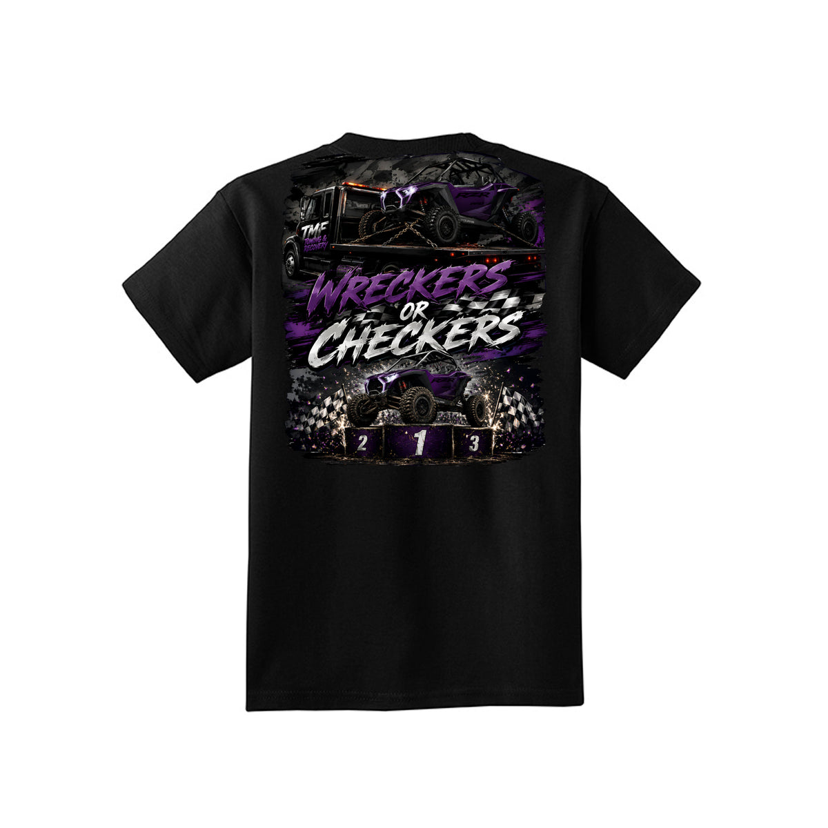 TMF Apparel Wreckers or Checkers Tee