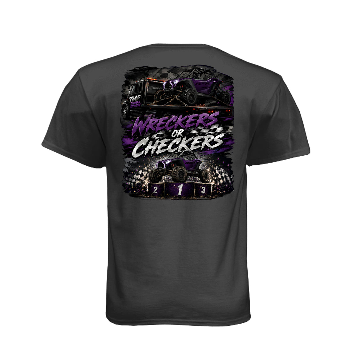TMF Apparel Wreckers or Checkers Tee