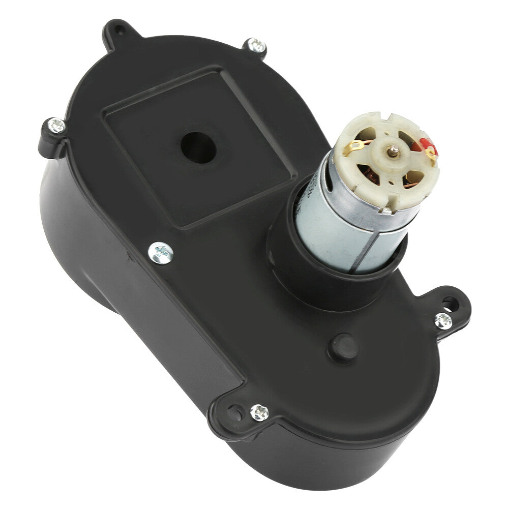 12V RS390 Electric Motor Gearbox with Steering Gear 5600RPM for Children's Toy Cars