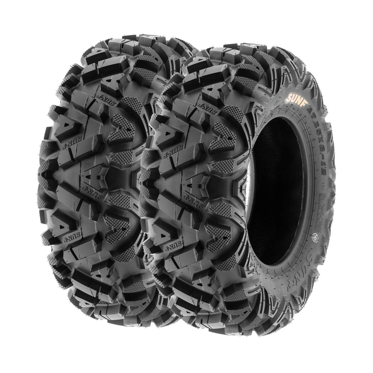 Set of 2 SunF A033 Power I AT 27x9-14 All-Terrain ATV UTV Off-Road Tires, 6 Ply